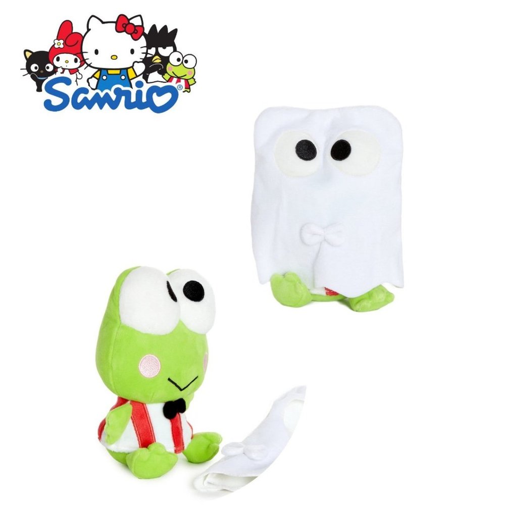 Keroppi Glow in the Dark Halloween Trick or Treat Plush 6" NWT